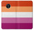S3887 Drapeau de la fierté lesbienne Etui Coque Housse pour Motorola Moto G6