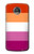 S3887 Drapeau de la fierté lesbienne Etui Coque Housse pour Motorola Moto Z2 Play, Z2 Force