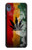 S3890 Drapeau Rasta Reggae Fumée Etui Coque Housse pour Motorola Moto E6, Moto E (6th Gen)