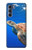 S3898 Tortue de mer Etui Coque Housse pour Motorola Edge S30