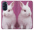 S3870 Mignon bébé lapin Etui Coque Housse pour Motorola Edge X30
