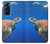 S3898 Tortue de mer Etui Coque Housse pour Motorola Edge X30