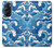 S3901 Vagues esthétiques de l'océan de tempête Etui Coque Housse pour Motorola Edge X30