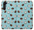 S3860 Motif à pois de noix de coco Etui Coque Housse pour Motorola Edge