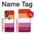 S3887 Drapeau de la fierté lesbienne Etui Coque Housse pour Motorola Edge+