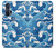 S3901 Vagues esthétiques de l'océan de tempête Etui Coque Housse pour Motorola Edge+