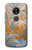 S3875 Tapis vintage en toile Etui Coque Housse pour Motorola Moto E5 Plus