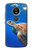 S3898 Tortue de mer Etui Coque Housse pour Motorola Moto E5 Plus