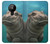 S3871 mignon, bébé, hippopotame, hippopotame Etui Coque Housse pour Nokia 5.3