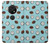 S3860 Motif à pois de noix de coco Etui Coque Housse pour Nokia 7.2