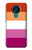 S3887 Drapeau de la fierté lesbienne Etui Coque Housse pour Nokia 3.4