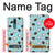 S3860 Motif à pois de noix de coco Etui Coque Housse pour Nokia 2.4