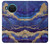 S3906 Marbre violet bleu marine Etui Coque Housse pour Nokia X20
