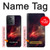 S3897 Espace nébuleuse rouge Etui Coque Housse pour OnePlus Ace