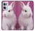 S3870 Mignon bébé lapin Etui Coque Housse pour OnePlus Nord CE 2 5G