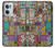 S3879 Griffonnage de musique rétro Etui Coque Housse pour OnePlus Nord CE 2 5G