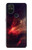 S3897 Espace nébuleuse rouge Etui Coque Housse pour OnePlus Nord N10 5G