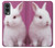 S3870 Mignon bébé lapin Etui Coque Housse pour OnePlus Nord 2 5G