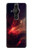 S3897 Espace nébuleuse rouge Etui Coque Housse pour Sony Xperia Pro-I