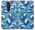 S3901 Vagues esthétiques de l'océan de tempête Etui Coque Housse pour Sony Xperia Pro-I