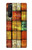 S3861 Bloc de conteneur coloré Etui Coque Housse pour Sony Xperia 1 III