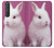 S3870 Mignon bébé lapin Etui Coque Housse pour Sony Xperia 1 III