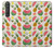 S3883 Motif de fruits Etui Coque Housse pour Sony Xperia 1 III