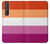 S3887 Drapeau de la fierté lesbienne Etui Coque Housse pour Sony Xperia 1 III