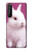 S3870 Mignon bébé lapin Etui Coque Housse pour Sony Xperia 1 II
