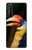 S3876 Calao coloré Etui Coque Housse pour Sony Xperia 1 II