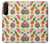 S3883 Motif de fruits Etui Coque Housse pour Sony Xperia 1 II