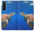 S3898 Tortue de mer Etui Coque Housse pour Sony Xperia 1 II
