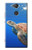 S3898 Tortue de mer Etui Coque Housse pour Sony Xperia XA2
