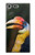 S3876 Calao coloré Etui Coque Housse pour Sony Xperia XZ Premium