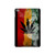 S3890 Drapeau Rasta Reggae Fumée Etui Coque Housse pour iPad mini 4, iPad mini 5, iPad mini 5 (2019)