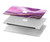 S3896 Stries d'or en marbre violet Etui Coque Housse pour MacBook Air 13″ (2022,2024) - A2681, A3113