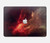 S3897 Espace nébuleuse rouge Etui Coque Housse pour MacBook Air 13″ (2022,2024) - A2681, A3113