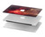 S3897 Espace nébuleuse rouge Etui Coque Housse pour MacBook Air 13″ - A1932, A2179, A2337