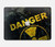 S3891 Risque nucléaire Danger Etui Coque Housse pour MacBook Pro Retina 13″ - A1425, A1502