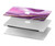 S3896 Stries d'or en marbre violet Etui Coque Housse pour MacBook Pro Retina 13″ - A1425, A1502