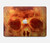 S3881 Crâne de feu Etui Coque Housse pour MacBook Pro 13″ - A1706, A1708, A1989, A2159, A2289, A2251, A2338