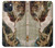 S0179 Michel-Ange Création d'Adam Etui Coque Housse pour iPhone 14