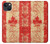S1603 Drapeau du Canada Vieux Millésime Etui Coque Housse pour iPhone 14