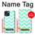 S1723 Monnaie Chevron Zigzag Etui Coque Housse pour iPhone 14