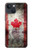S2490 Canada Feuille d'érable Drapeau Texture Etui Coque Housse pour iPhone 14