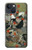 S2699 Ito Jakuchu Coq Etui Coque Housse pour iPhone 14