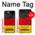 S2935 Allemagne Drapeau Carte Etui Coque Housse pour iPhone 14