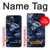 S2959 Marine Bleu Camo camouflage Etui Coque Housse pour iPhone 14
