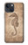 S3214 Hippocampe squelette Fossile Etui Coque Housse pour iPhone 14