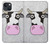 S3257 Vache Dessin animé Etui Coque Housse pour iPhone 14